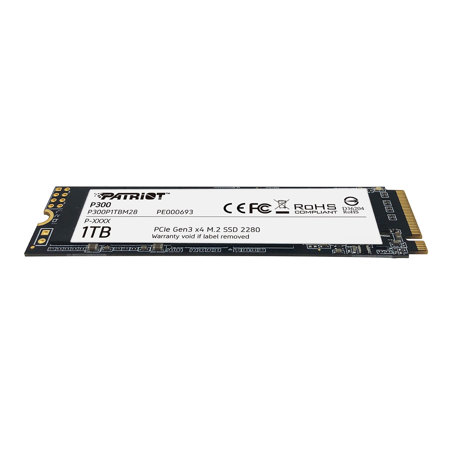 Patriot P300 1TB NVMe PCIe Gen 3.0 x4 M.2 Internal SSD P300P1TBM28