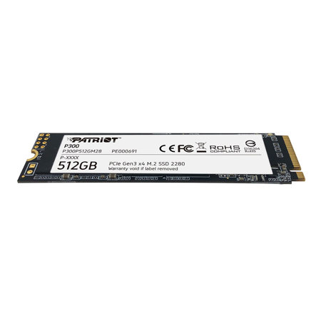Patriot P300 512GB NVMe PCIe Gen 3.0 x4 M.2 Internal SSD P300P512GM28