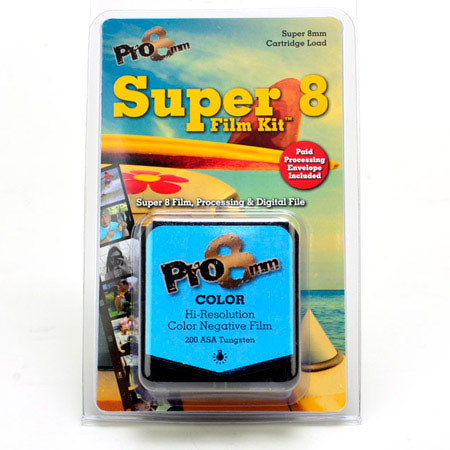 Pro8mm Super 8 Film Kit - Color (200T ASA) S8 FILM KIT-COLOR