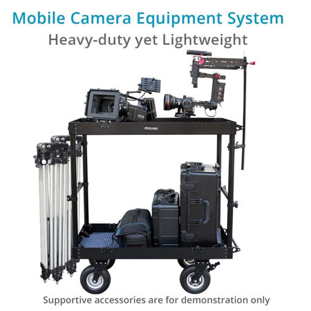 Proaim Victor 42" Camera Equipment Cart Trolley, 661 lbs Payload