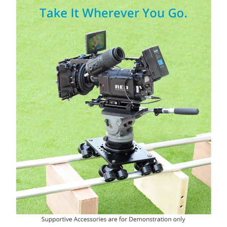 Proaim Polaris Portable Camera Dolly with Universal Track Ends DL