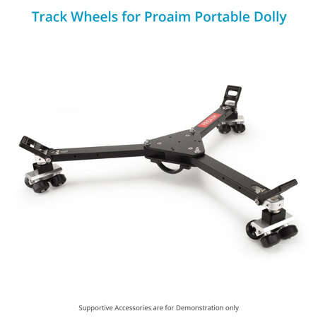 Proaim Track Wheel Set for Portable Dolly, 3-Pack