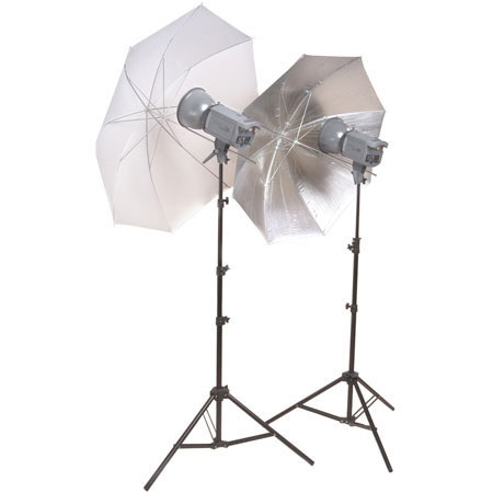 Interfit Photographic INT154 Double Halogn Umbrella Kit