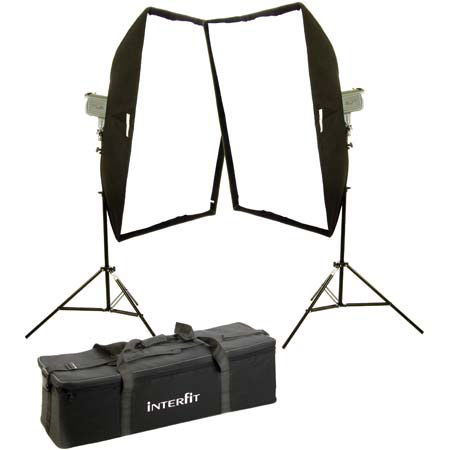 Interfit Photographic INT096 Solarlite 2000W 2Sftbx Kit
