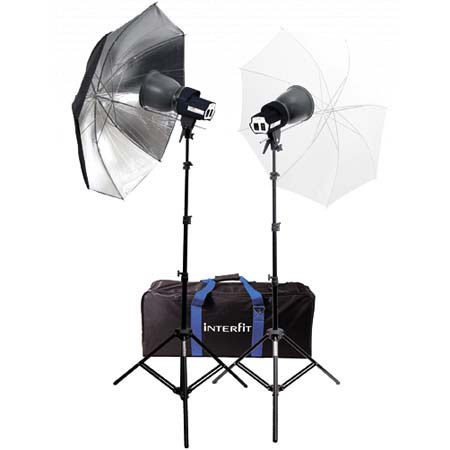 Interfit INT114 Continuous Output 1000W Photo Flood Kit