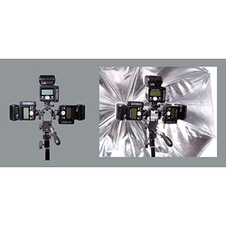 Interfit INT337 Triple Flash Bracket 3-Way, Handle