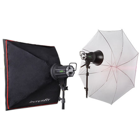Interfit Photographic EX150 MKIII w/2-150 Watt Second Monolight Flashes