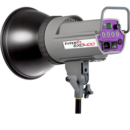 Interfit Photographic EXD400 400 Watt Second Monolight Flash Head with Reflector
