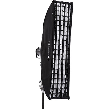 Interfit Photographic 30x120cm (12x48") Strip Softbox with Grid - SKU#1222123