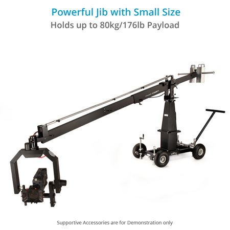 Proaim Comet 12' Euro/Elemac Cinema Jib Crane System with Ridgeline Dolly