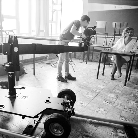 Proaim Comet 12' Euro/Elemac Cinema Jib Crane System with Ridgeline Dolly