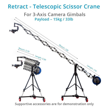 Proaim Powermatic Scissor 17' Telescopic Crane Adorama