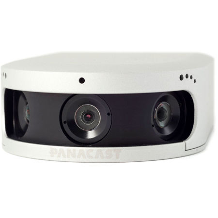 PanaCast PanaCast 2 Video Camera, Intelligent Zoom Enabled & Table Stand, Silver