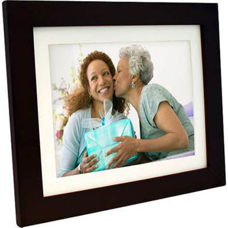 Pandigital 10.4in Digital Photo Frame 1GB Espresso