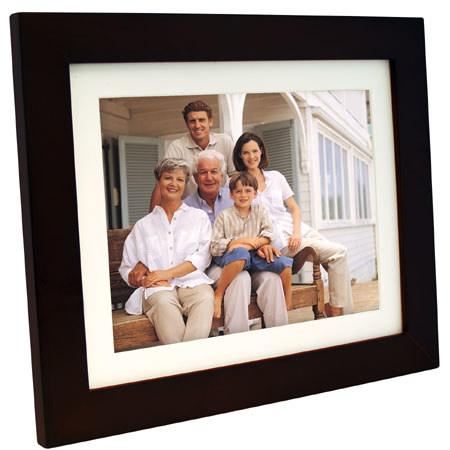 Pandigital 10.4in Digital Photo Frame 1GB Espresso