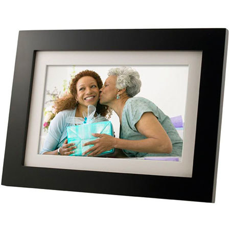 Pandigital Panimage 10.1in Photo Frame Black/White Mats