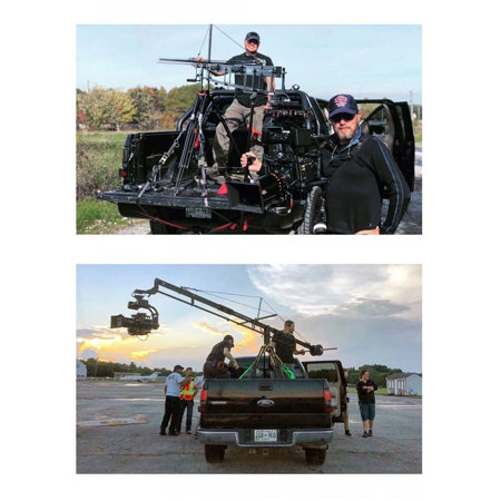 Proaim 21' Alphabet Jib Crane Package w/100mm Tripod Stand and Sr. Pan Tilt Head