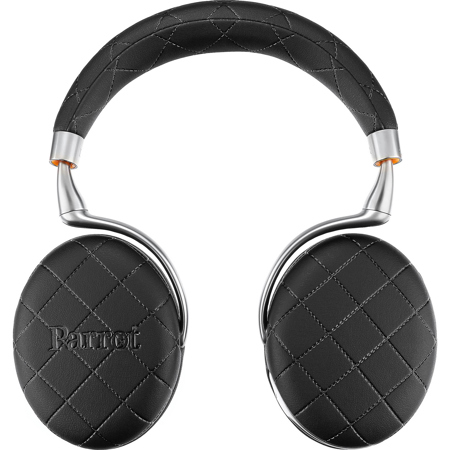 Parrot Zik 3 Wireless Headphones with Wireless Charger, Black Overstitched
