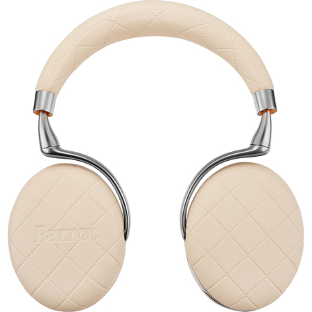 Parrot Zik Wireless Headphones with Wireless Charger, Ivory