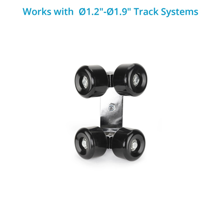 Proaim Track Wheel Set for Quad Super Dolly, 4-Piece