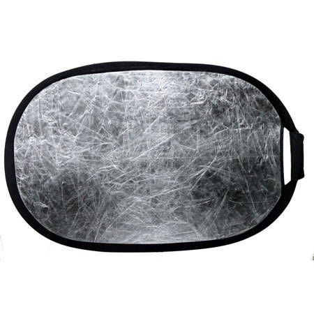 Interfit INT227 36x24in Easy Grip Disc Reflector Silver