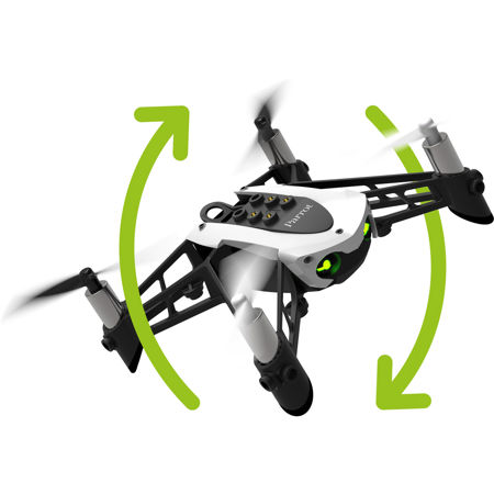 Parrot Mambo Mission Minidrone with Flypad Controller Cannon and Grabber Accessories
