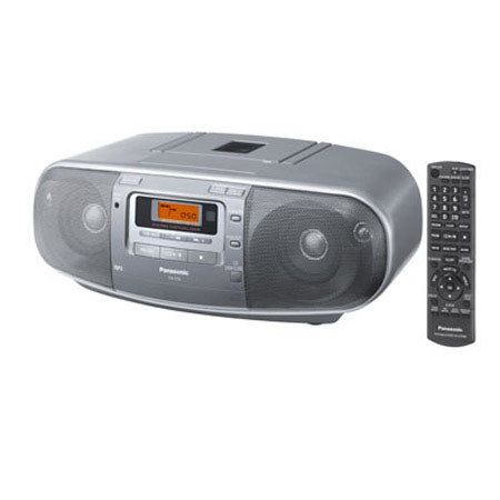 Panasonic Boombox 110-220v CD & AM/FM Radio Cassette Recorder