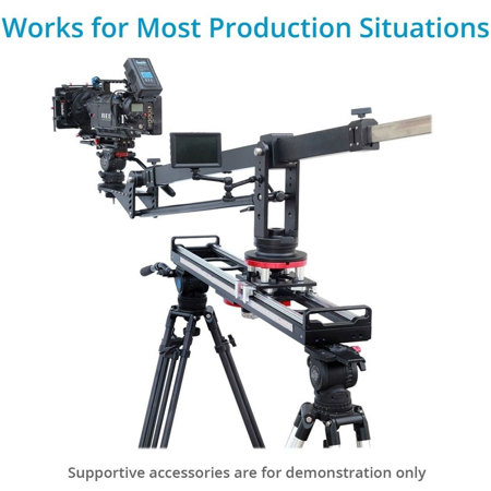 Proaim 3' Flyking Mitchell Mount Precision Camera Slider with Flight Case