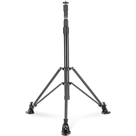Proaim 3-Stage PTZ Camera Support Stand with 5/8" Baby Pin and Ball Head, Black