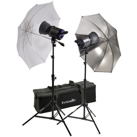Interfit INT191 Stellar X 1000w Halogen Twin Head KIT
