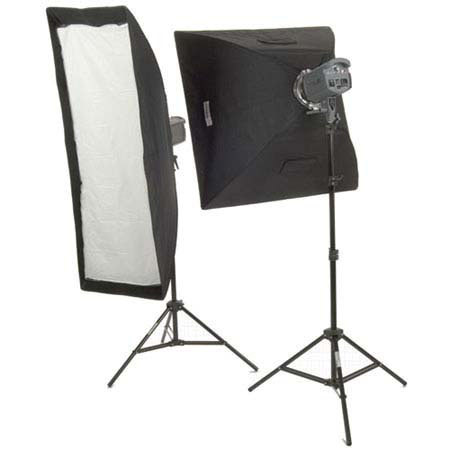 Interfit INT198 Stellar X Solarlite Twin Softbox Kit