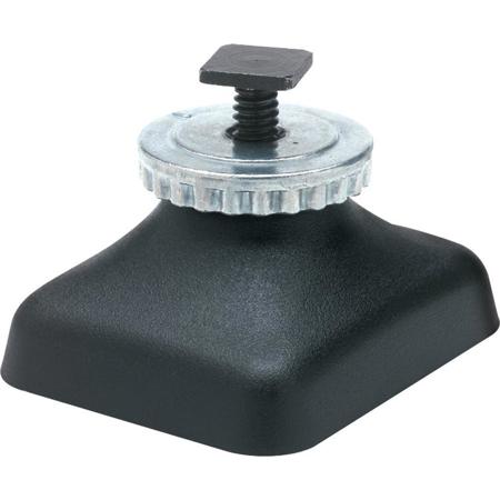 PanaVise 1/4-20 Stud Tipper AMPS-Compatible Mount Plate, 1.5" Rise