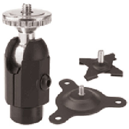 Panavise 883-03 Dual Option Mount, 3" (Black) for CCTV