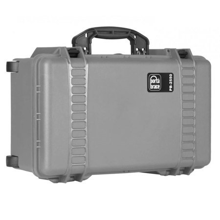 Porta Brace PB-2550FP Hard Case with Foam, Silver Platinum