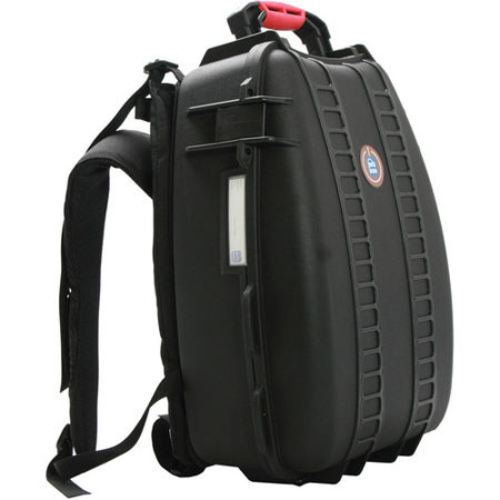 Porta Brace Hard Shell Backpack with DSLR Divider Kit, Black
