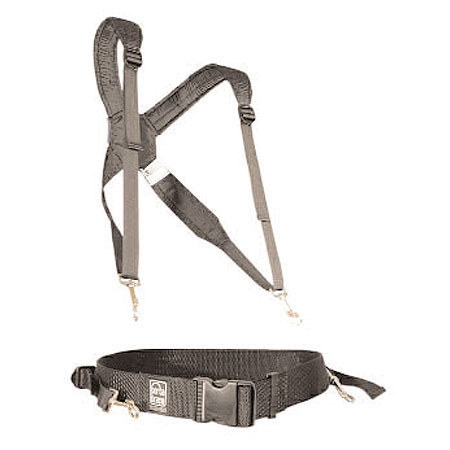 Porta Brace Audio Harness, Chest Support Carrying System for Small Audio Recorders and Small 2-3 Channel Mixers, Without Waist Belt.