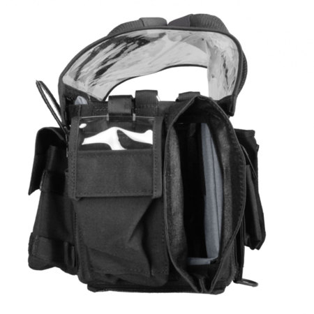 Porta Brace Audio Organizer with AH-2H Harness Kit (No Strap), Large, Black