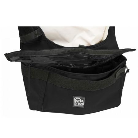 Porta Brace SS-A1 Audio Side Slinger, Over-the-Shoulder Audio Case, Black
