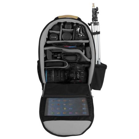 Porta Brace Backpack with Semi-Rigid Frame for Canon C300MK II Camera, Black