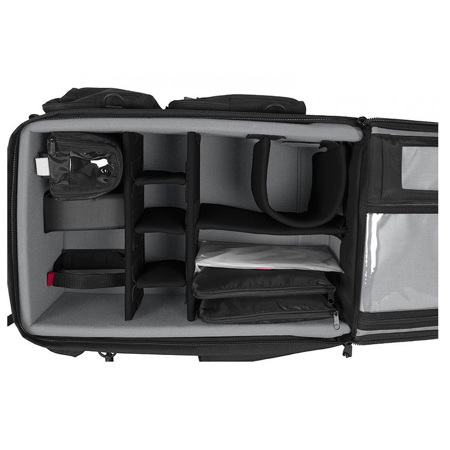 Porta Brace Rigid-Frame Backpack with Off-Road Wheels for Canon EOS C700 Camera