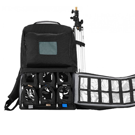 Porta Brace Camera Hive Backpack, 6x 4" Lens Cups, 6x 7" Lens Cups, Black