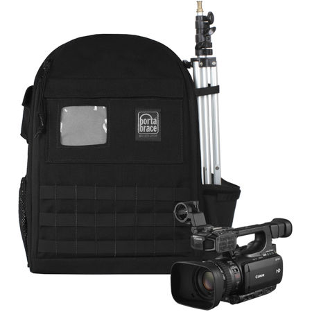 Porta Brace Backpack With Semi-rigid Frame For Canon Xf100 Camcorder, Black