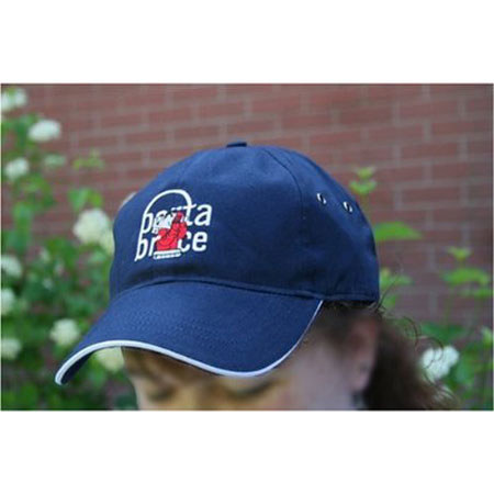 Porta Brace Video Cap, Blue Top Designer Baseball Cap