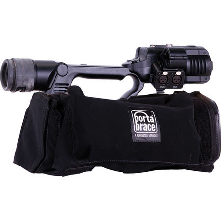 Porta Brace Camera Body Armor for JVC HM600 Camera, Black