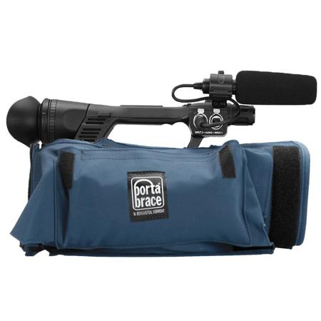 Porta Brace Custom-Fit Camera Body Armor for Panasonic AG-UX180 Camcorder, Blue