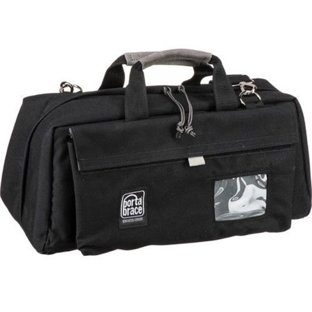 Porta Brace CS-DC3R Digital Camera Carrying Case with Padded Pouch, Black/Red
