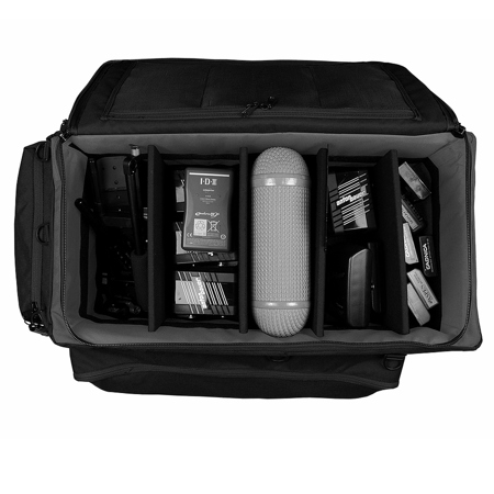 Porta Brace Production Case with Dividers & Off-Road Removable Medium Wheels