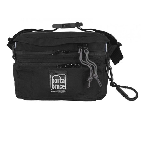 Porta Brace Hip Pack 2, Medium Belly or Fanny Pack Gadget Bag, Black