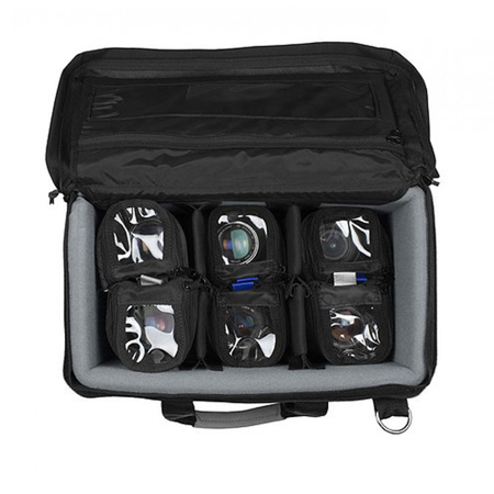 Porta Brace Rigid-Frame Padded Carrying Case with 2x 7" and 4x 4" Lens Cups