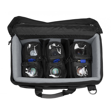 Porta Brace Rigid-Frame Padded Carrying Case with 6x 4" Lens Cups